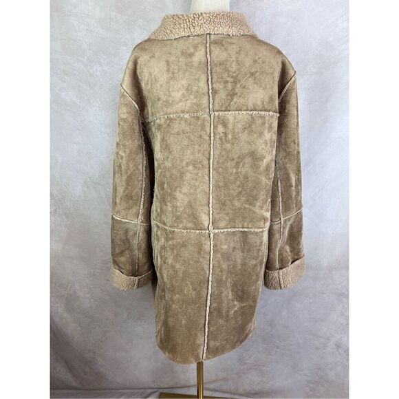 Y2K does 70s Afghan Plus Size Penny Lane Style Coat - Picture 2 of 6